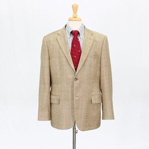 John W. Nordstrom 42R Beige HB 2-Button Sport Coat Blazer Jacket O851